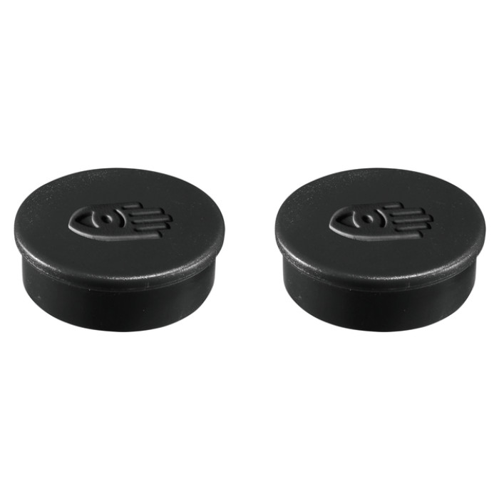 Magneet Legamaster 35mm super 2500gr zwart 2 stuks