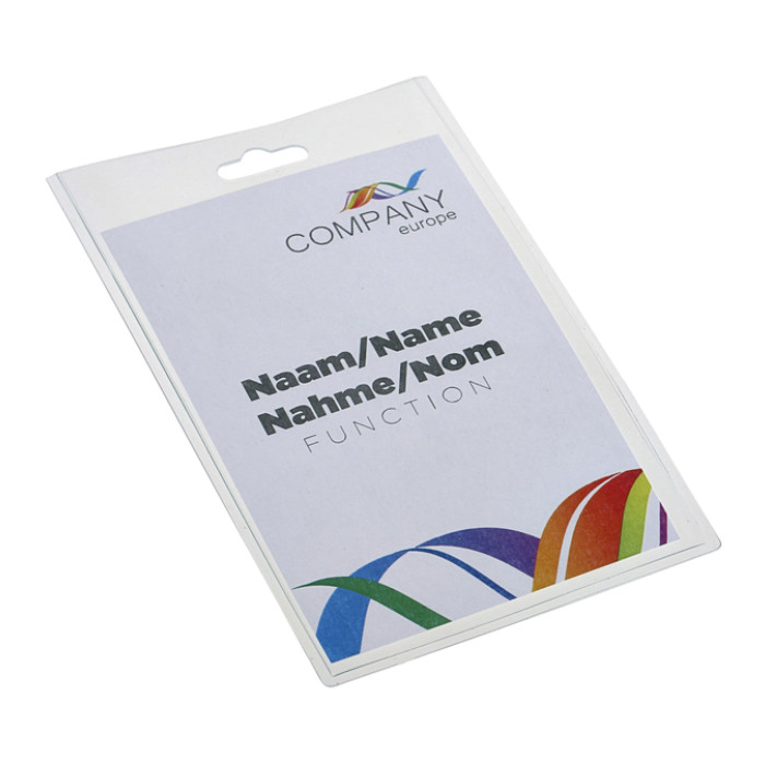Badge - pashouder Europel gesloten 60x90mm