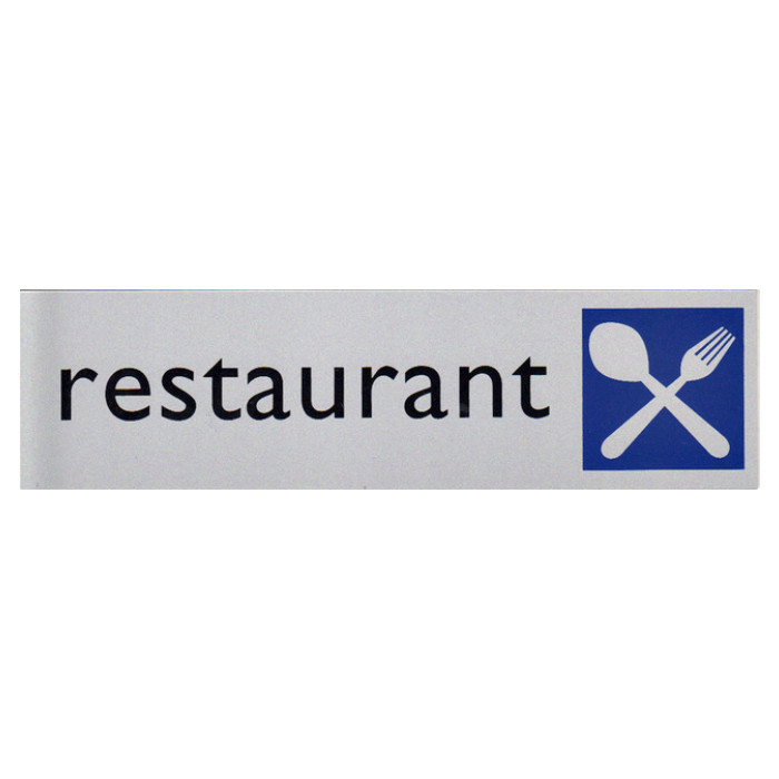 Infobord pictogram restaurant 165x44mm