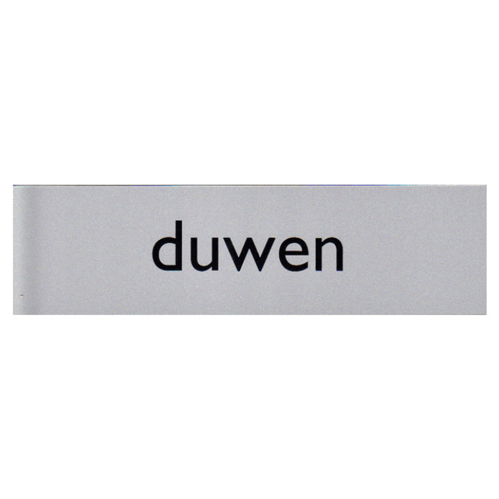 Infobord pictogram duwen 165x44mm
