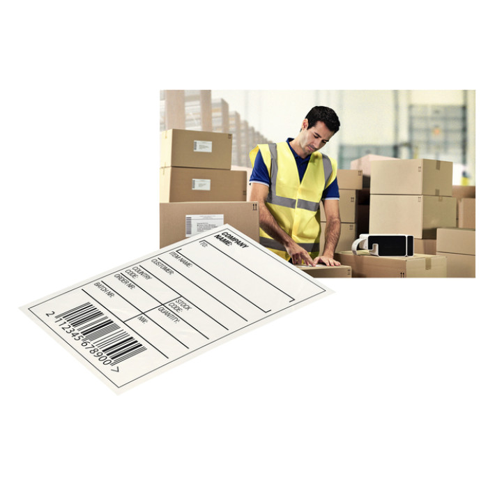 Etiket Leitz icon labelprint papier 61mmx22m wit