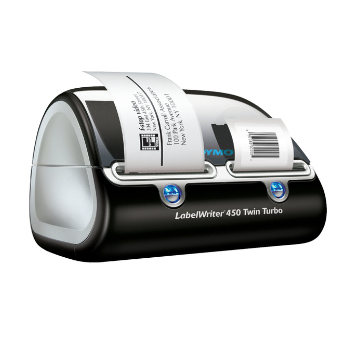 Labelprinter Dymo LabelWriter 450 Twin Turbo desktop zwart
