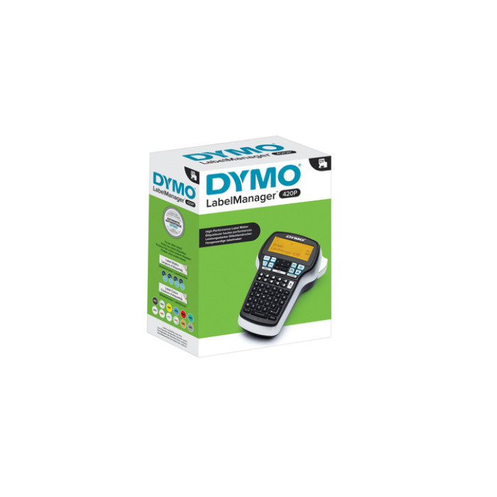 Labelprinter Dymo LabelManager 420P draagbaar abc 19mm zwart