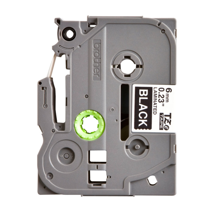 Labeltape Brother P-touch TZe-315 standaard 6mm wit op zwart