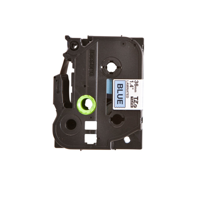 Labeltape Brother P-touch TZe-561 standaard 36mm zwart op blauw
