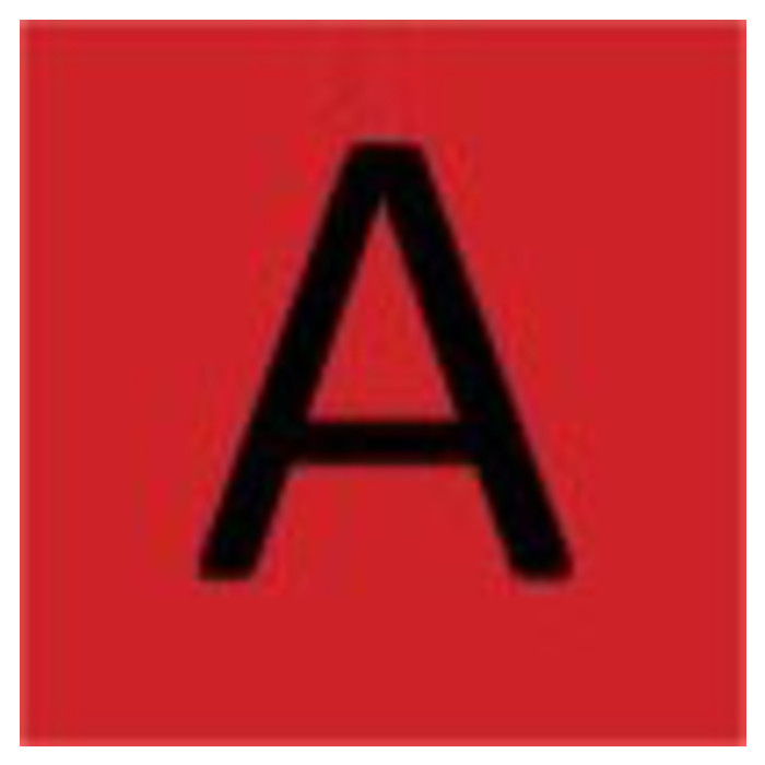 Labeltape Dymo LabelManager D1 polyester 12mm zwart op rood