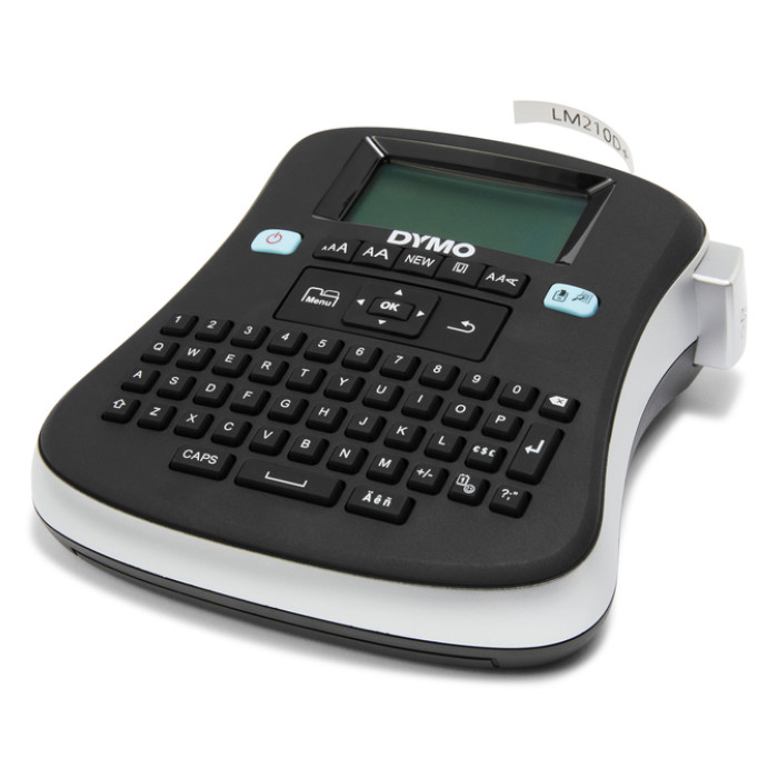 Labelprinter Dymo LabelManager 210D draagbaar qwerty 12mm zwart