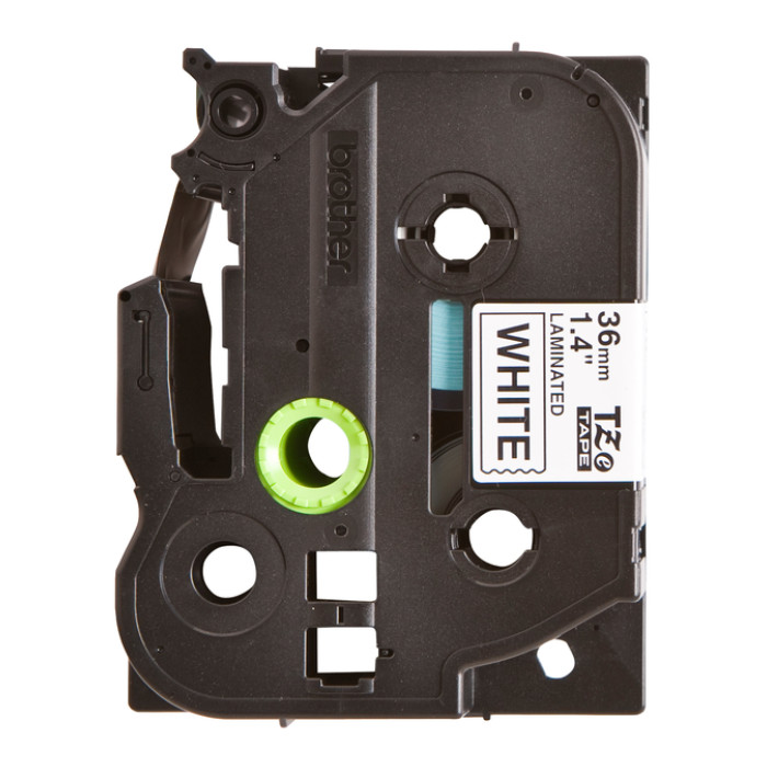 Labeltape Brother P-touch TZe-261 standaard 36mm zwart op wit