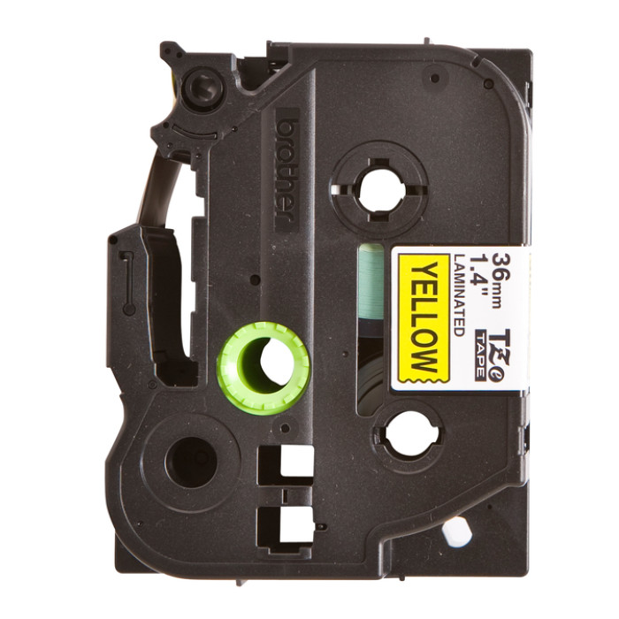 Labeltape Brother P-touch TZe-661 standaard 36mm zwart op geel