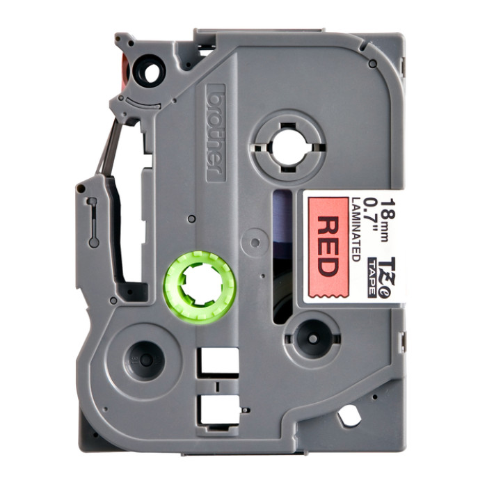 Labeltape Brother P-touch TZe-441 standaard 18mm zwart op rood