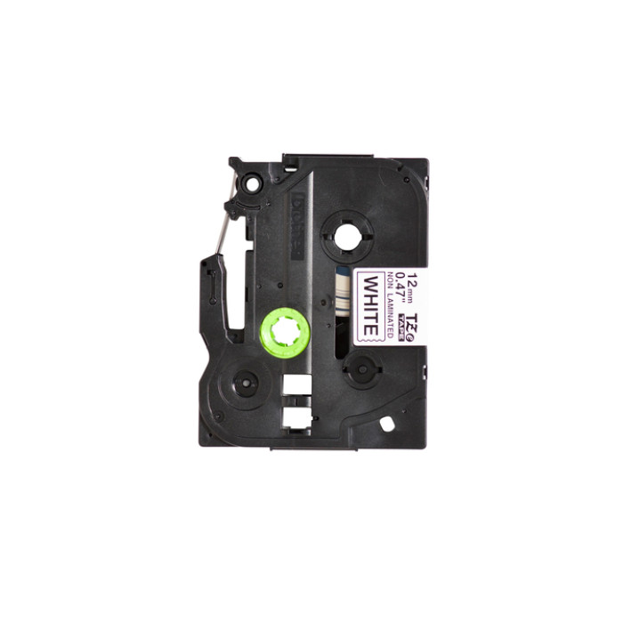Labeltape Brother P-touch TZe-N231 ongelamineerd 12mm zwart op wit