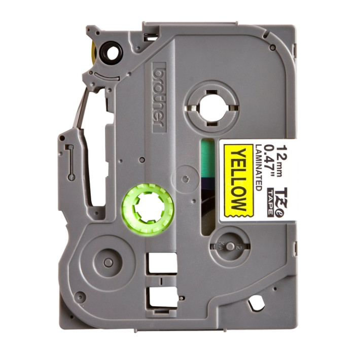 Labeltape Brother P-touch TZe-631 standaard 12mm zwart op geel