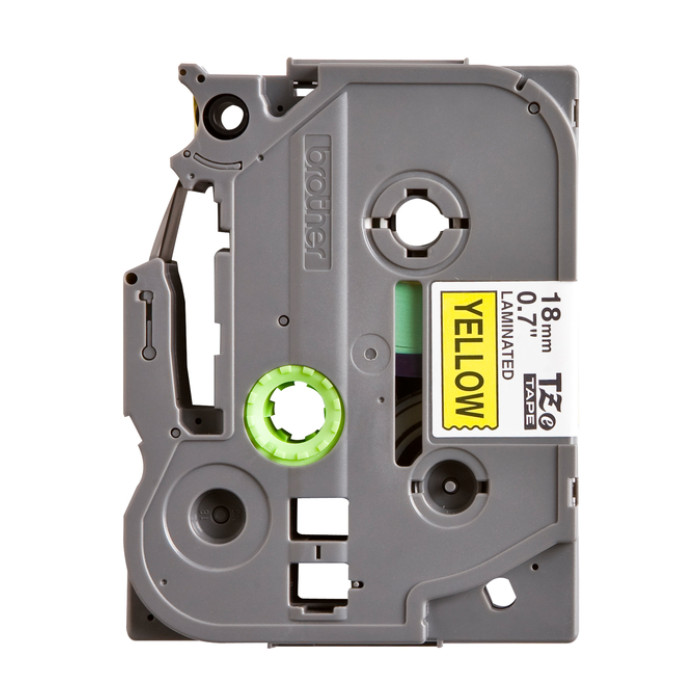 Labeltape Brother P-touch TZe-641 standaard 18mm zwart op geel