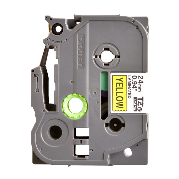 Labeltape Brother P-touch TZe-651 standaard 24mm zwart op geel