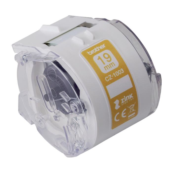 Etiket Brother CZ-1003 multifunctioneel 19mm 1 rol á 5m wit