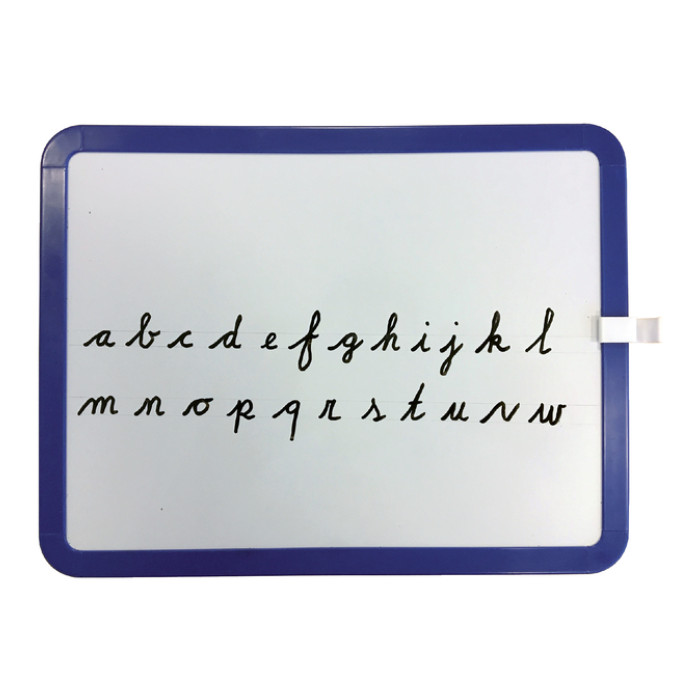 Whiteboard Desq 21x28cm tweezijdig magnetisch