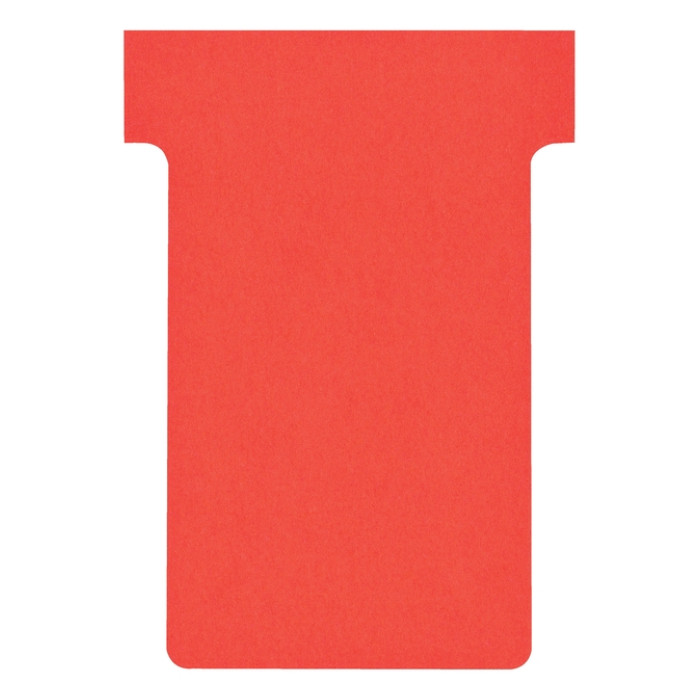 T-kaart Nobo nr.2 48mm rood 100 stuks