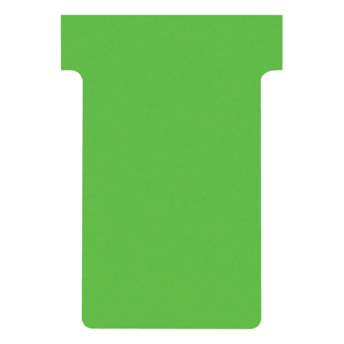 T-kaart Nobo nr.2 48mm groen 100 stuks