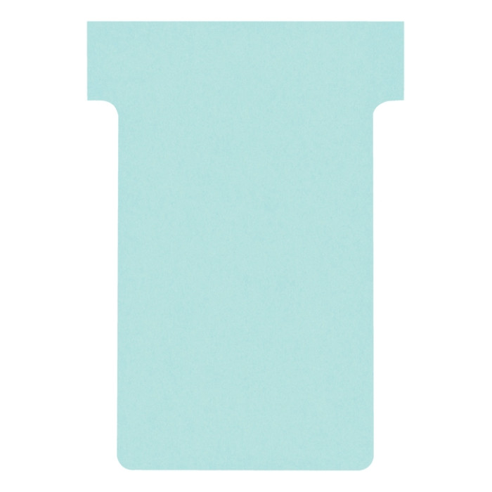 T-kaart Nobo nr.2 48mm blauw 100 stuks