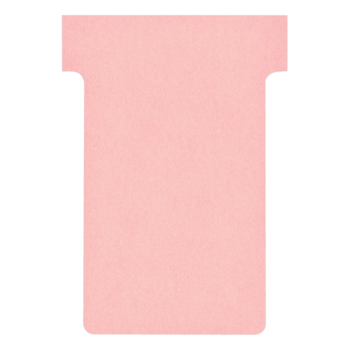 T-kaart Nobo nr.2 48mm roze 100 stuks