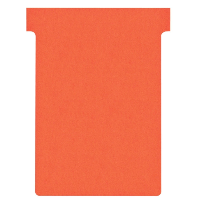 T-kaart Nobo nr.3 80mm rood 100 stuks