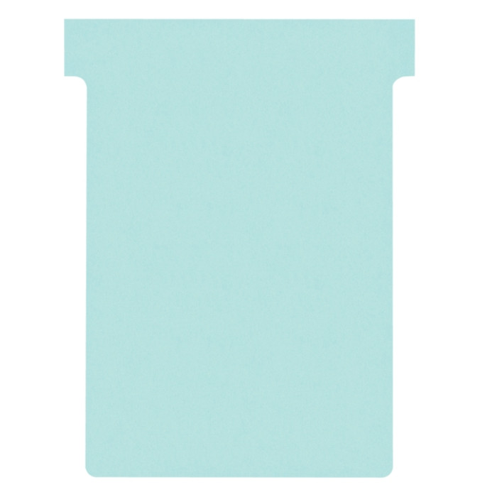 T-kaart Nobo nr.3 80mm blauw 100 stuks