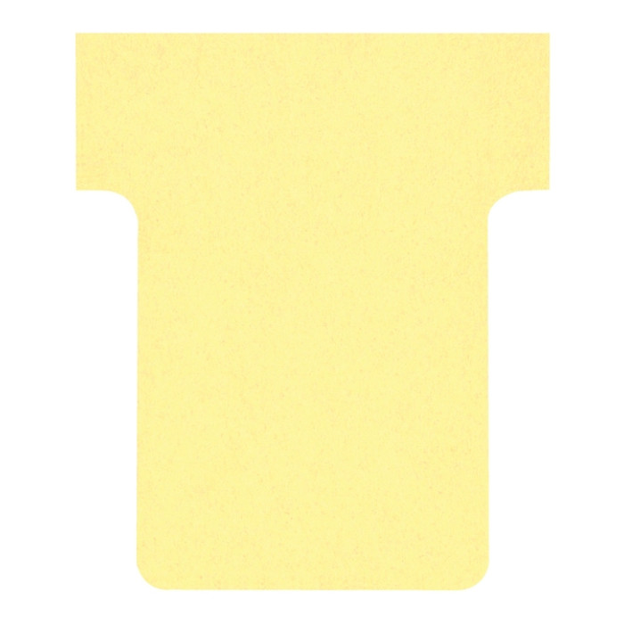T-kaart Nobo nr. 1.5 36mm geel 100 stuks