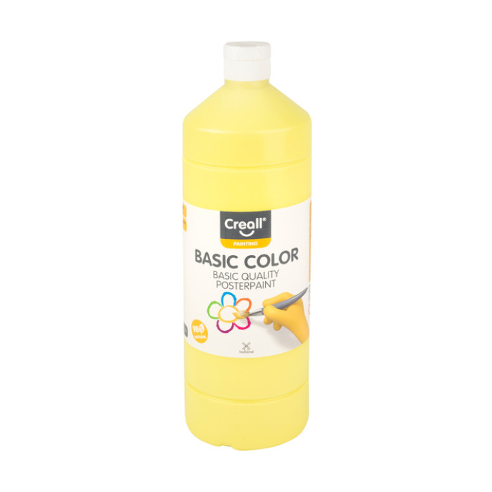 Plakkaatverf Creall basic lichtgeel 1000ml