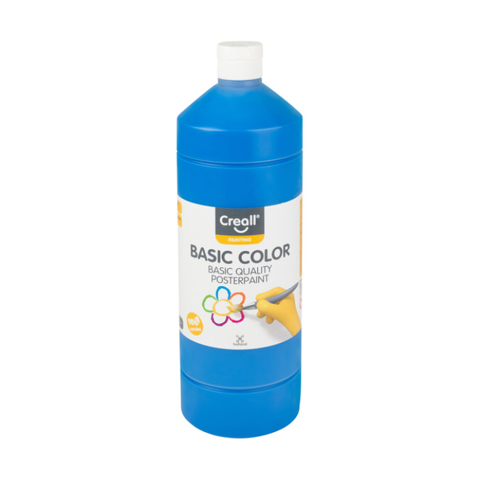 Plakkaatverf Creall basic blauw 1000ml
