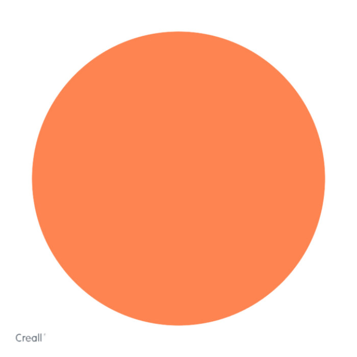 Plakkaatverf Creall fluor oranje 250ml