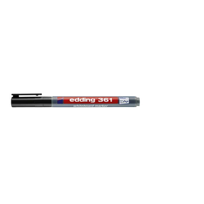 Whiteboardmarker edding 361 rond 1mm zwart