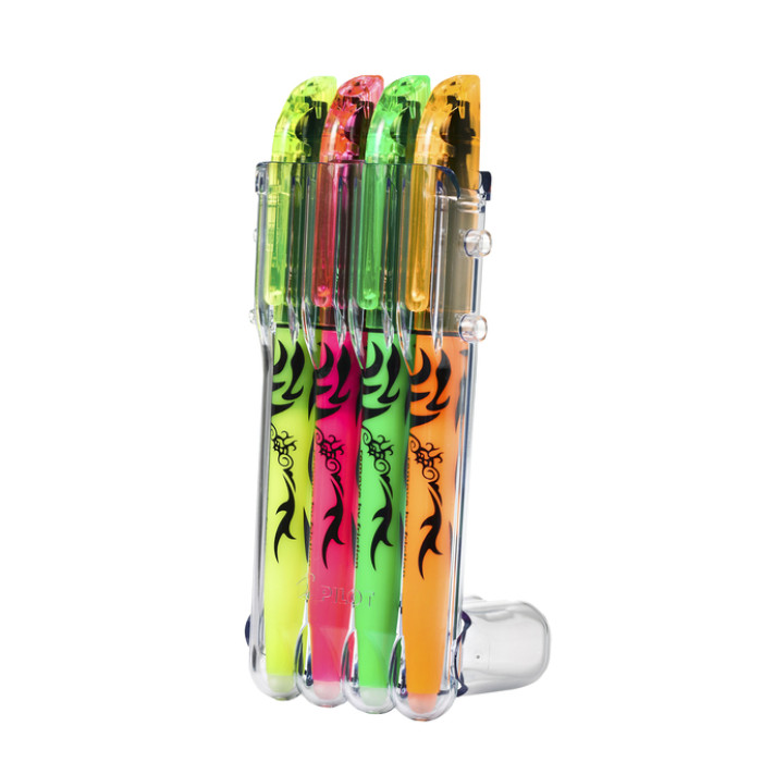 Markeerstift Pilot friXion assorti Set2Go à 4 stuks