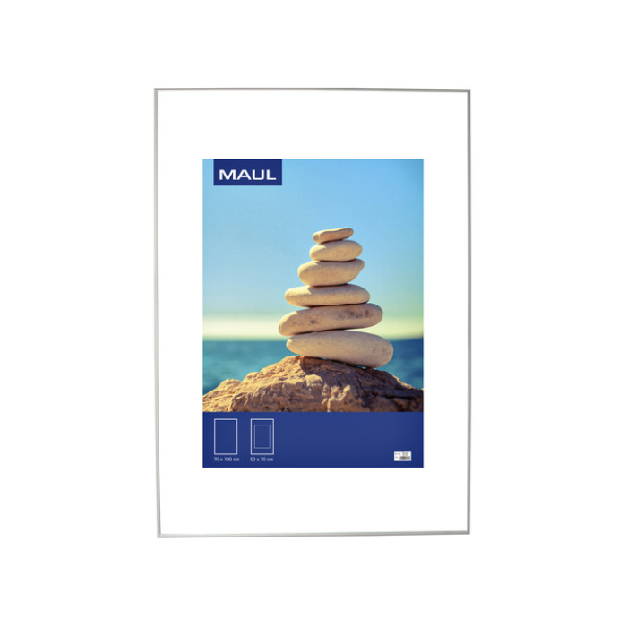 Fotolijst MAUL design 70x100cm aluminium frame zilver