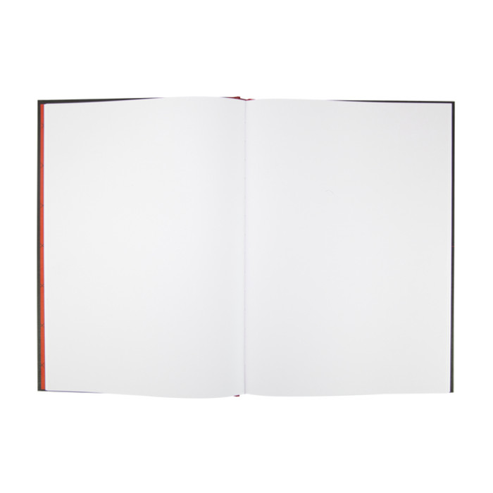 Notitieboek Oxford Black n' Red A4 96vel blanco