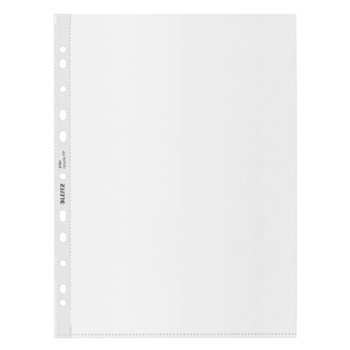 Showtas Leitz Recycle A4 11-gaats PP 0.10mm transparant 25 stuks
