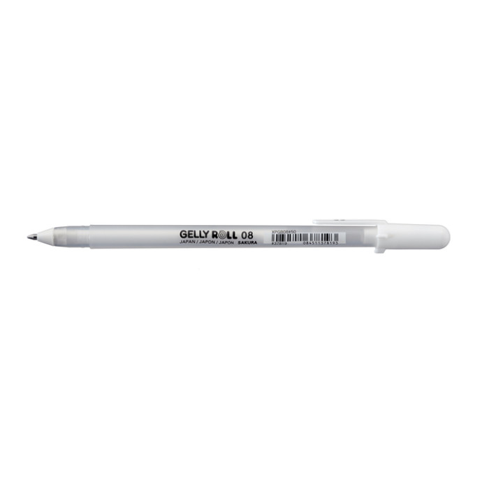 Gelschrijver Sakura Gelly Roll Classic 08 wit