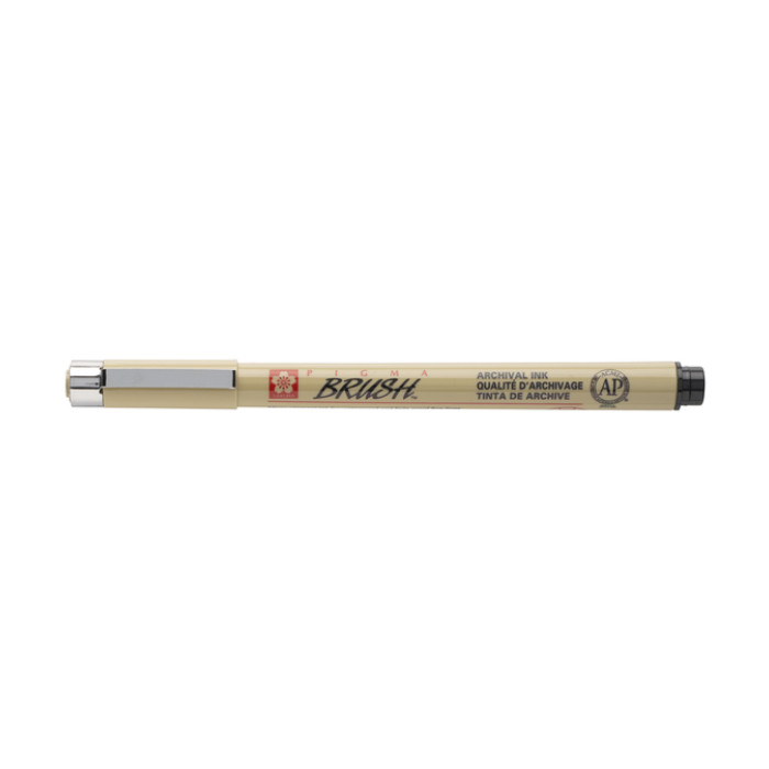 Brushpen Sakura Pigma Brush zwart