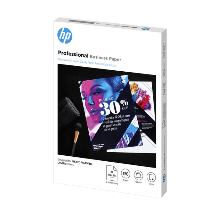 Fotopapier laser HP 3VK91A A4 180gr glans wit 150 vel