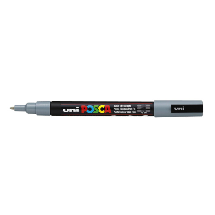 Paintmarker Uni POSCA PC3M fijn grijs