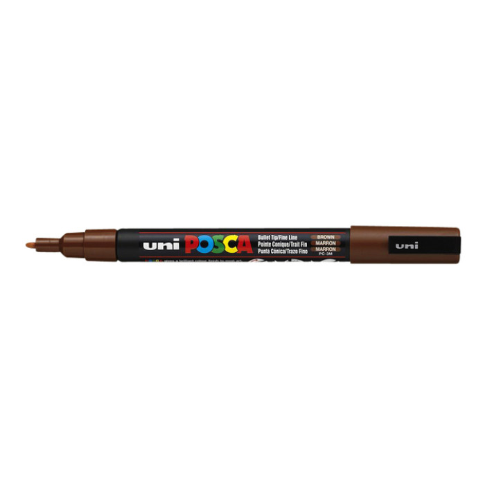 Paintmarker Uni POSCA PC3M fijn bruin