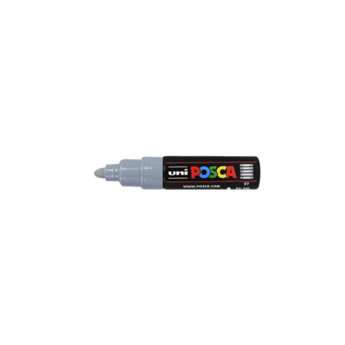 Paintmarker Uni POSCA PC7M breed grijs