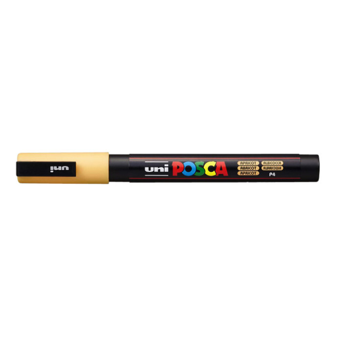 Paintmarker Uni POSCA PC3M fijn abrikoos
