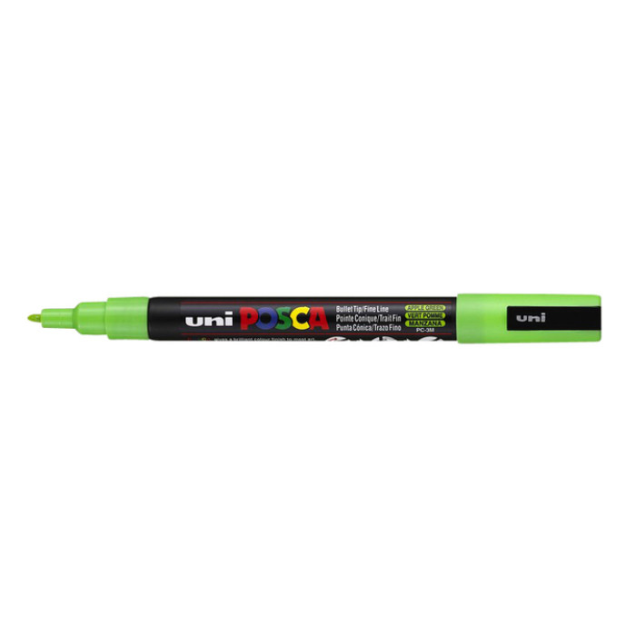 Paintmarker Uni POSCA PC3M fijn appelgroen