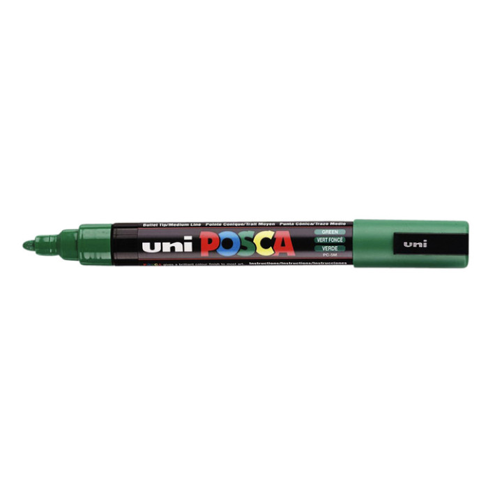 Paintmarker Uni POSCA PC5M medium donkergroen