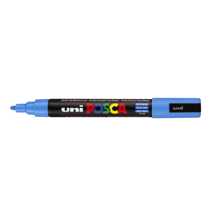 Paintmarker Uni POSCA PC5M medium hemelsblauw