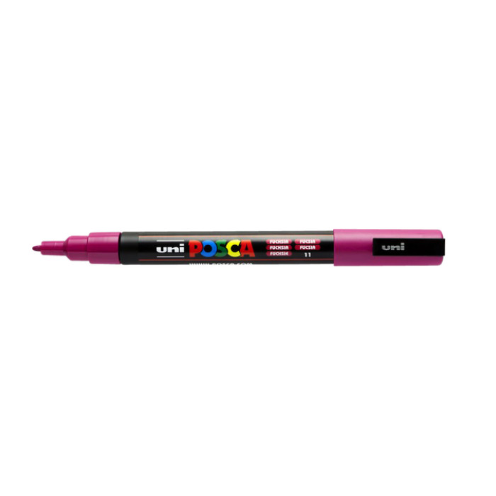 Paintmarker Uni POSCA PC3M fijn fuchsia