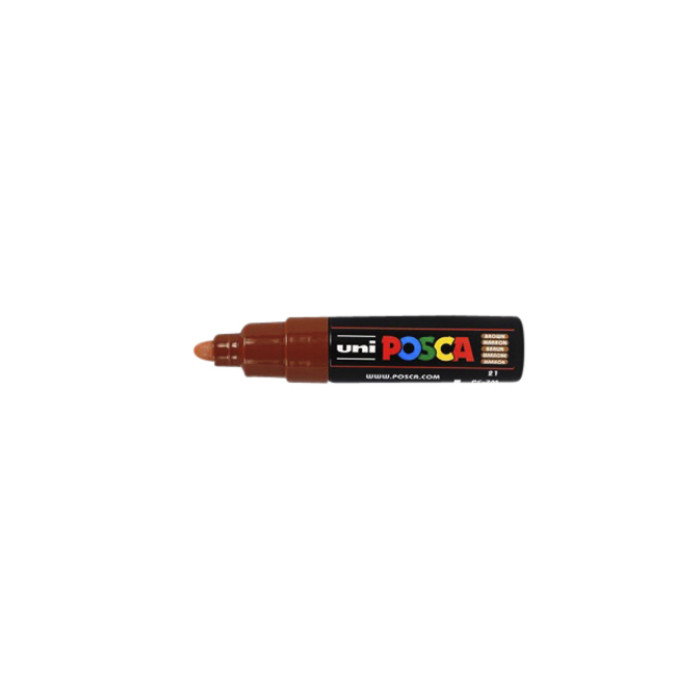 Paintmarker Uni POSCA PC7M breed bruin