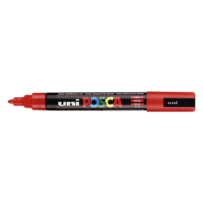 Paintmarker Uni POSCA PC5M medium rood