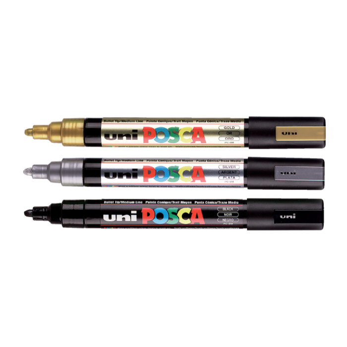 Paintmarker Uni POSCA PC5M medium rood