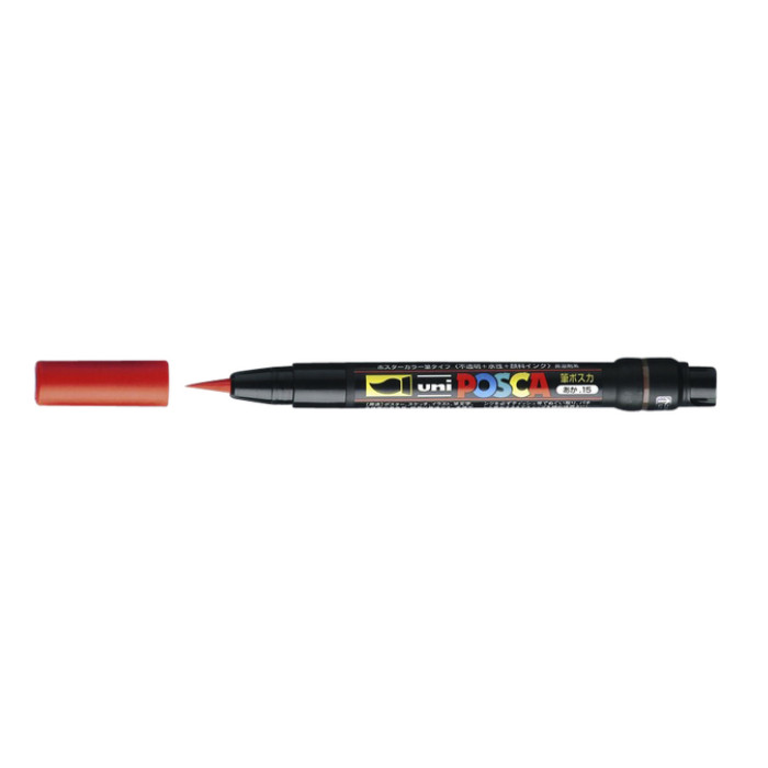 Paintmarker Uni POSCA PCF350 Brush 1-10mm roze